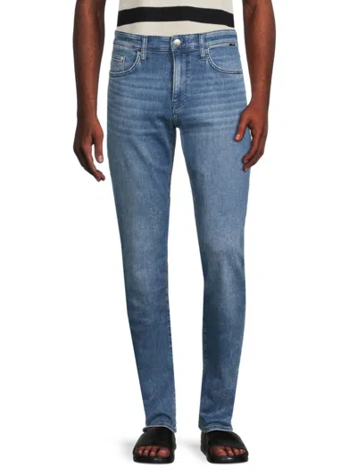 Shop Mavi Men's Zach Straight Leg Jeans In Blue