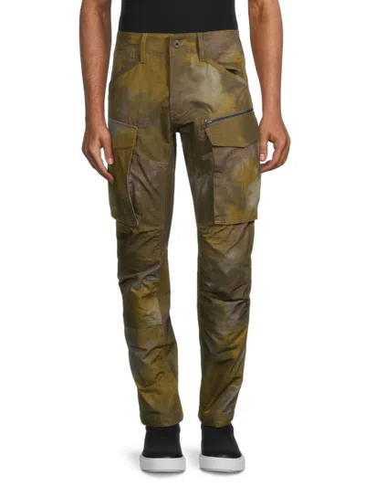 Shop G-star Raw Men's Rovic Zip 3d Tapered Cargo Pants In Green Multi