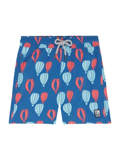 Shop Tom & Teddy Men's Air Ballon Upf 50+ Swim Shorts In Blue