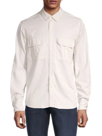Shop Neuw Denim Men's Workwear Twill Button Down Shirt In Light Sand