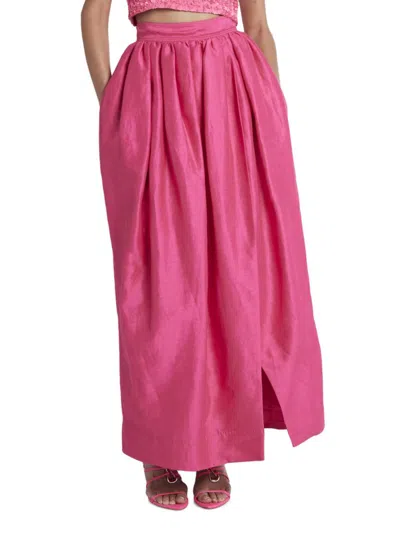 Shop Aje Women's Sculptra Mirabelle Tulip Skirt In Pink