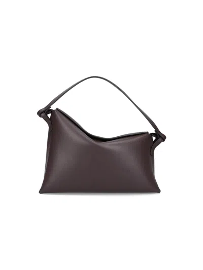 Shop Aesther Ekme 'mini Lune' Crossbody Bag In Brown