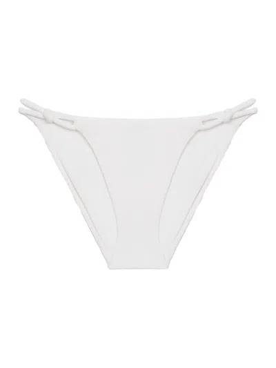 Shop Vix By Paula Hermanny Women's Firenze Edie Knot Bikini Bottom In White