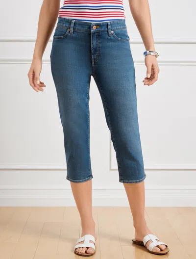 Shop Talbots Plus Size - Pedal Pusher Pants Jeans - Beacon Wash - Curvy Fit - 20
