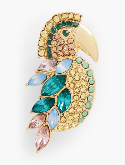 Shop Talbots Tropical Parrot Brooch - Green/gold - 001  In Green,gold