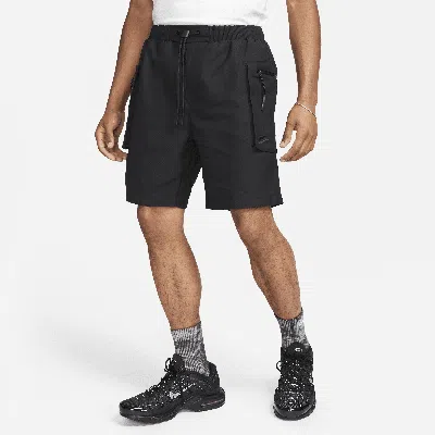 Shop Nike Men's  Sportswear Tech Pack Woven Utility Shorts In Black