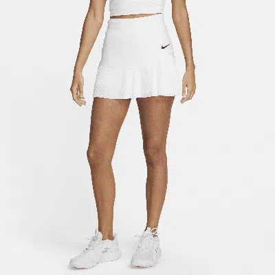 Shop Nike Women's Advantage Dri-fit Tennis Skirt In White