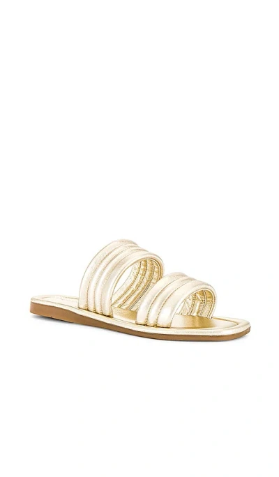 Shop Seychelles Cape May Sandal In Gold Metallic