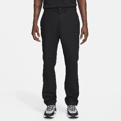 Shop Nike Men's Club Chino Pants In Black