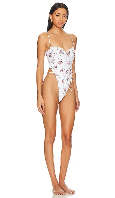 Shop Lpa Charlotte One Piece In Cream Liv Floral