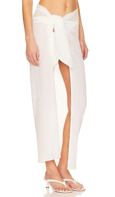 Shop Lovers & Friends Ari Sarong Maxi Skirt In White