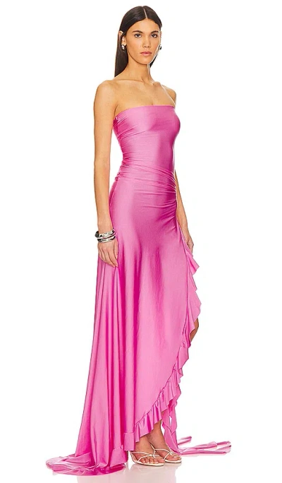 Shani Shemer Shawn Maxi Dress In Pink Macaron
