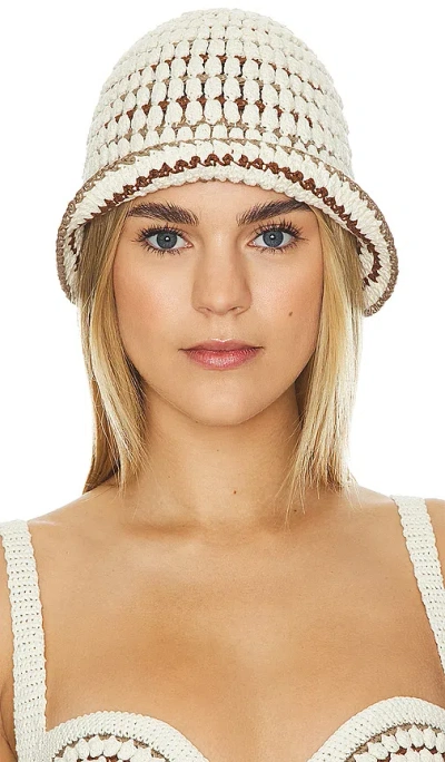 Shop Lovers & Friends Mara Crochet Hat In Ivory Natural