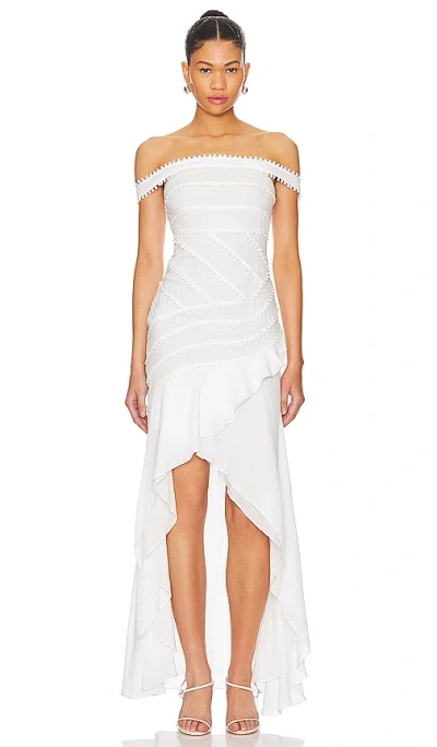 Shop Tularosa Mandy Maxi Dress In White