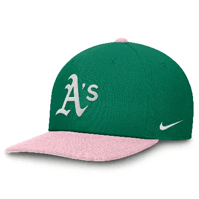 Shop Nike Oakland Athletics Malachite Pro  Unisex Dri-fit Mlb Adjustable Hat In Green