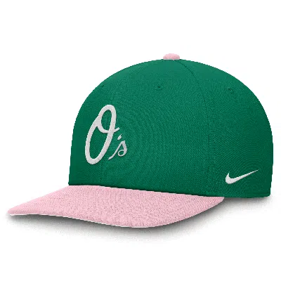 Shop Nike Baltimore Orioles Malachite Pro  Unisex Dri-fit Mlb Adjustable Hat In Green