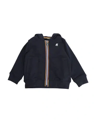 Shop K-way Toddler Boy Sweatshirt Navy Blue Size 6 Cotton