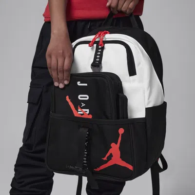 Shop Jordan Air  Big Kids' Backpack (18l) And Lunch Bag (3l) In White