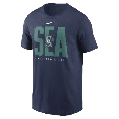 Shop Nike Seattle Mariners Team Scoreboard  Men's Mlb T-shirt In Blue