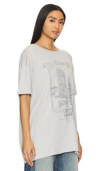 Shop The Laundry Room Boot Scootin Banquet Oversized Tee In Stardust