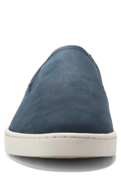 Shop Cole Haan Nantucket Slip-on Sneaker In Navy Blazer Nubuck/ Ivory