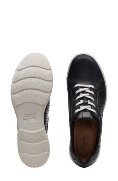 Shop Clarks ® Caroline Ella Sneaker In Black Leather