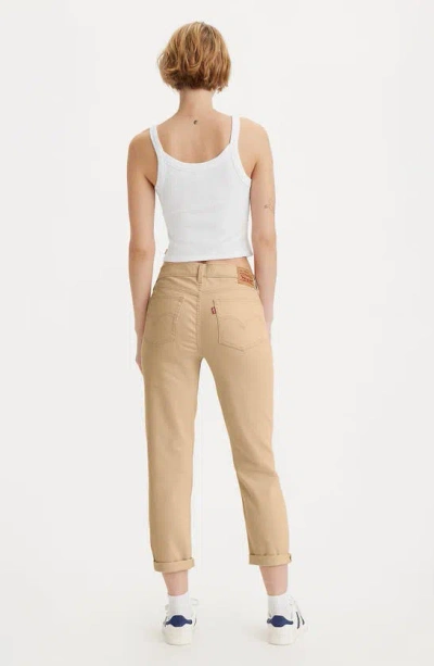 Shop Levi's® Mid Rise Boyfriend Jeans In Unbasic Khaki Twill