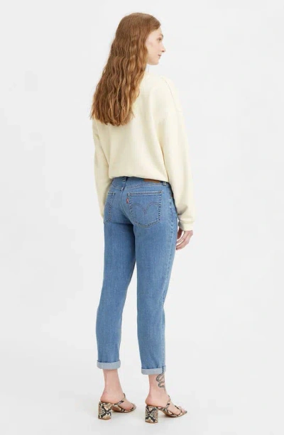 Shop Levi's® Mid Rise Boyfriend Jeans In Lapis Topic