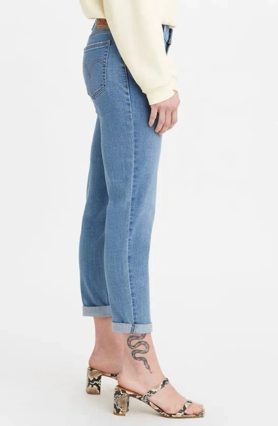 Shop Levi's® Mid Rise Boyfriend Jeans In Lapis Topic