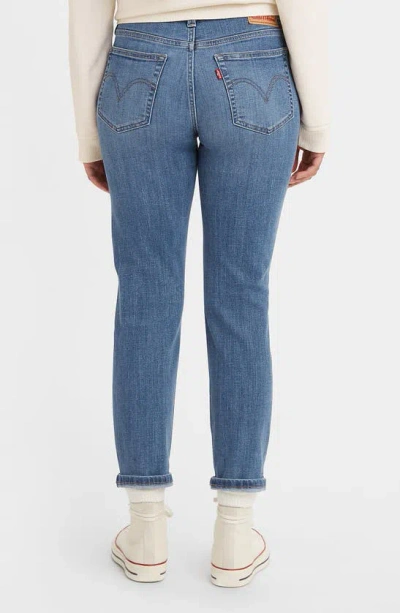 Shop Levi's® Mid Rise Boyfriend Jeans In Lapis Holiday