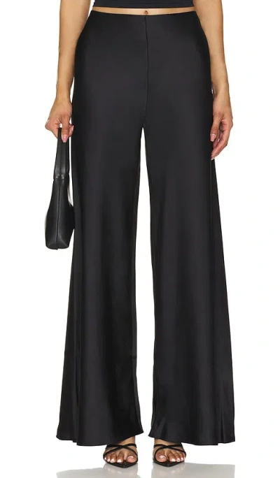 Shop Norma Kamali Bias Elephant Pant In Black