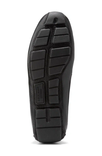 Cole Haan Wyatt Penny Driver In Black/ Black