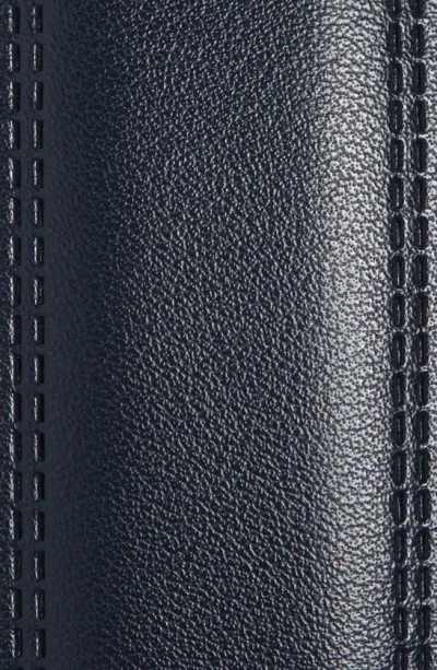 Shop Original Penguin Reversible Leather Belt In Navy