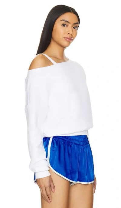 Strut This Crawford Sweatshirt In White
