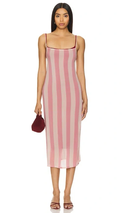 Shop Belle The Label Amara Dress In Candy