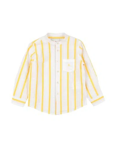 Shop Peuterey Toddler Boy Shirt Yellow Size 7 Cotton