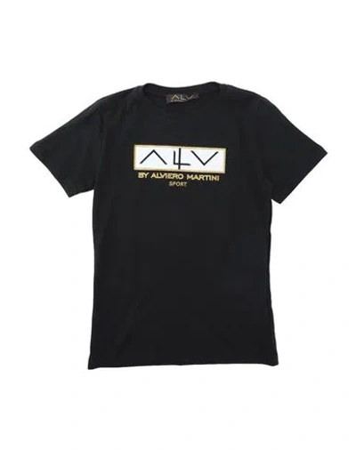 Shop Alv By Alviero Martini Toddler Boy T-shirt Black Size 4 Cotton