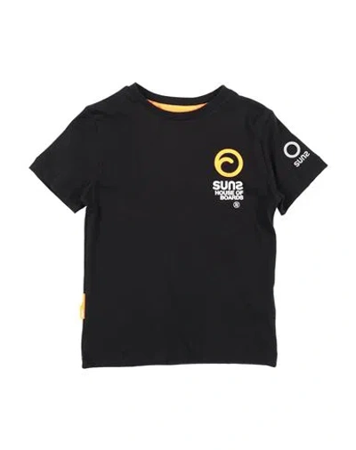 Shop Suns Toddler Boy T-shirt Black Size 4 Cotton