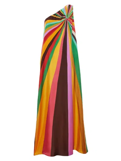 Shop La Doublej Women's Roy Placée Dress In Rainbow Place Multicolor