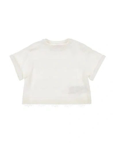Shop Elisabetta Franchi Toddler Girl T-shirt Ivory Size 6 Cotton, Elastane In White
