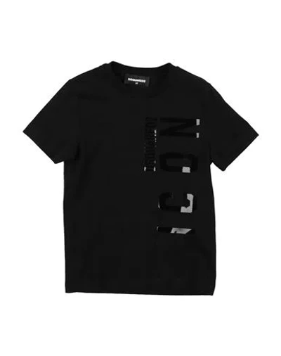 Shop Dsquared2 Toddler T-shirt Black Size 6 Cotton