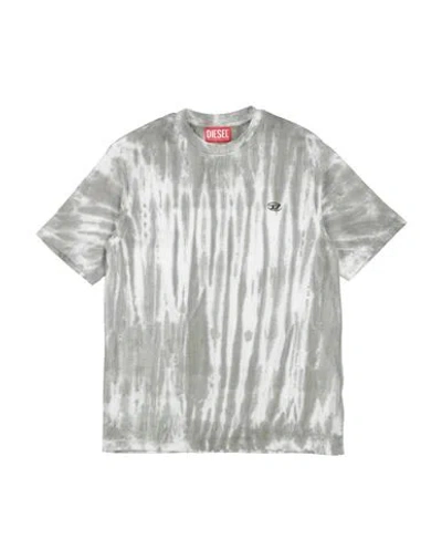 Shop Diesel Toddler Boy T-shirt Grey Size 6 Cotton
