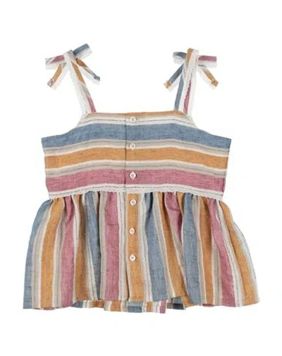 Il Gufo Toddler Girl Top Antique Rose Size 6 Linen, Polyamide In Pink