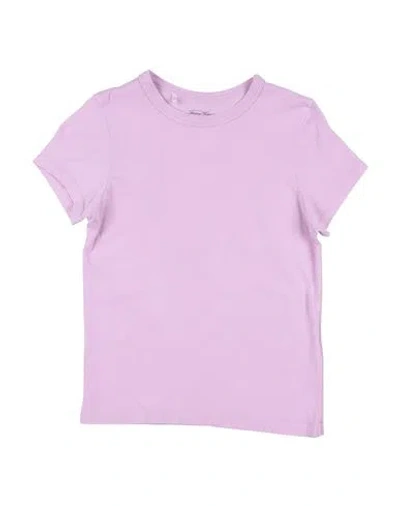 Shop American Vintage Toddler Girl T-shirt Pink Size 5 Organic Cotton