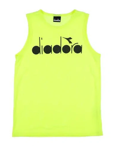 Shop Diadora Toddler Boy T-shirt Acid Green Size 4 Polyester