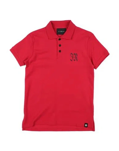 Shop John Richmond Toddler Boy Polo Shirt Red Size 4 Cotton