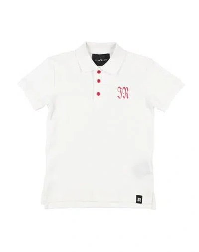Shop John Richmond Toddler Boy Polo Shirt White Size 6 Cotton