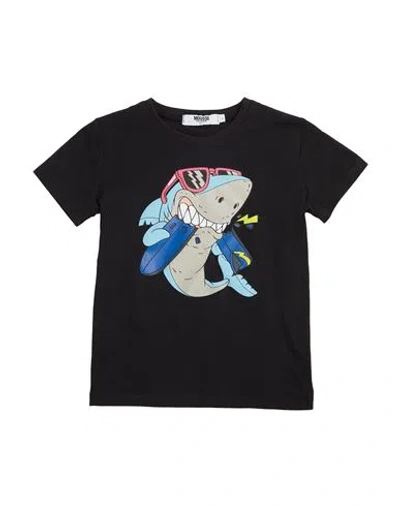 Shop Mousse Dans La Bouche Toddler Boy T-shirt Black Size 4 Cotton