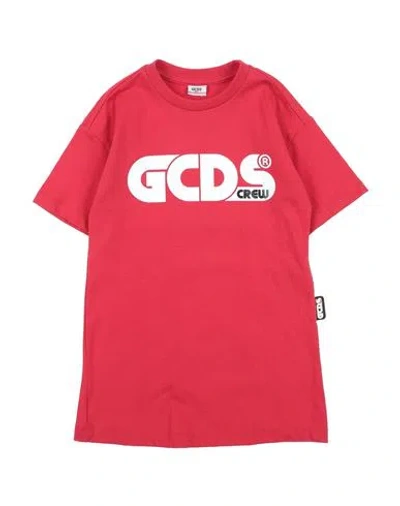 Shop Gcds Mini Toddler Boy T-shirt Red Size 6 Cotton