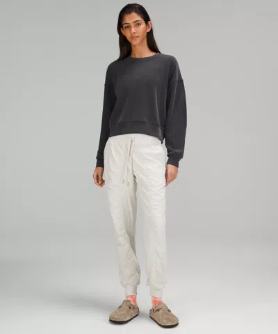 Shop Lululemon Softstreme Perfectly Oversized Cropped Crew